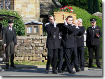 Phil Bellamy's funeral in Heartbeat