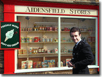 Joe McFadden at Aidensfield Stores