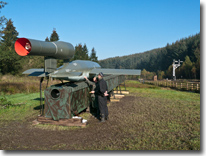 V1 rocket at Levisham