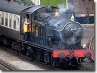 Train ready to depart Goathland