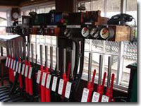 Inside signal box