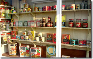 Aidensfield Stores window 11 May 2006