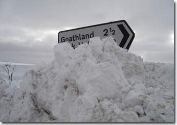 Goathland in the snow